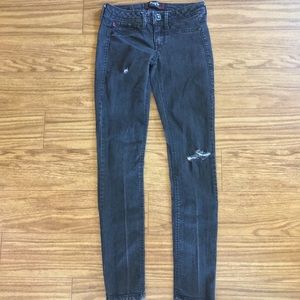 Fragile Blue Jeans Black Distressed Jeans Size 29